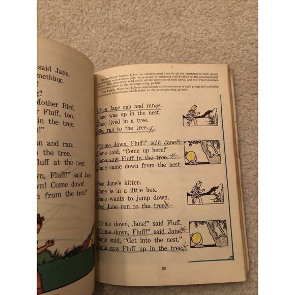 The Merton-McCall Reader At Work and Play Book Vintage 1937 Children's Stories - Picture 8 of 12